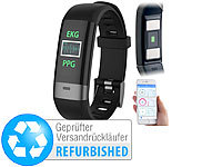 newgen medicals Fitness-Armband, Blutdruck-/Herzfrequenz-(Versandrückläufer); Fitness-Armband mit Blutdruck- und Herzfrequenz-Anzeigen, Bluetooth 